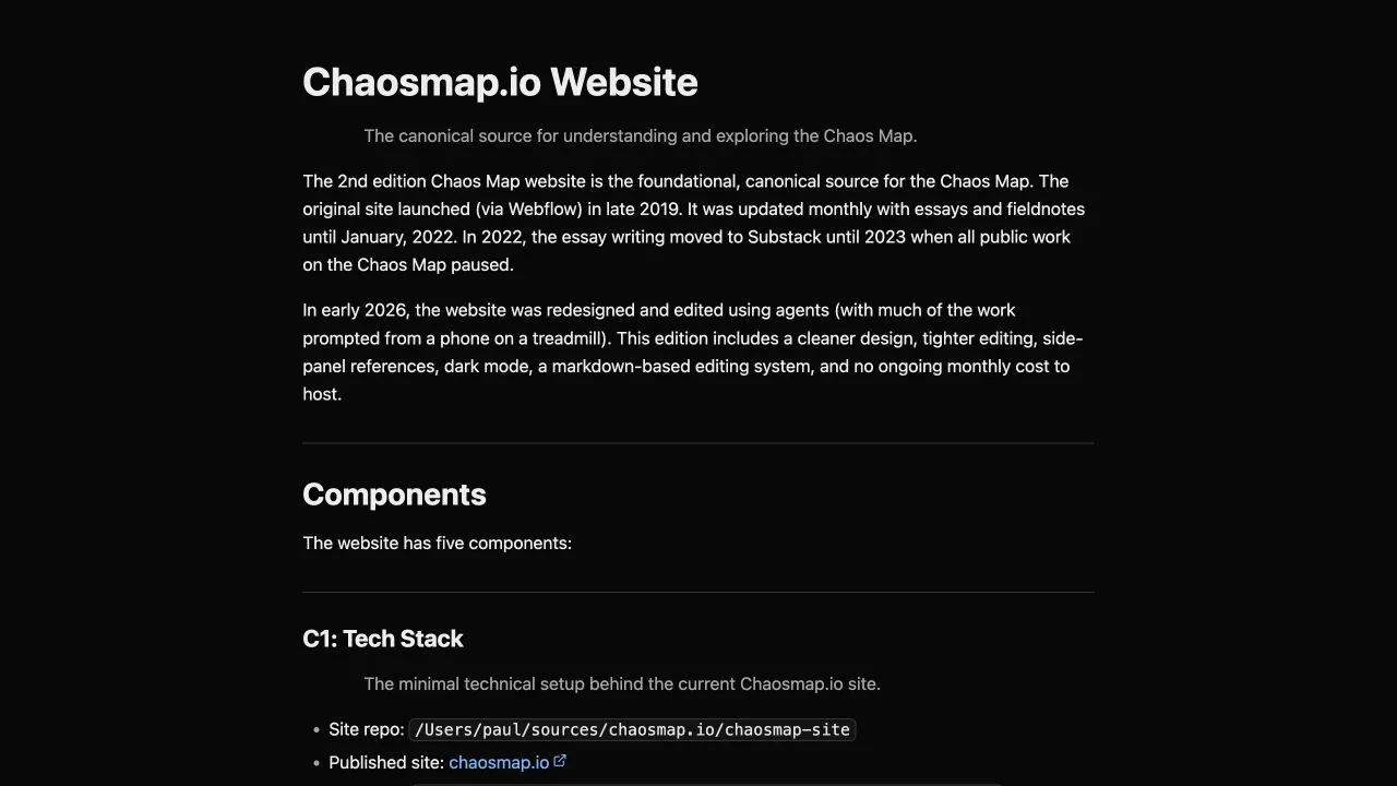 Chaosmap website artifact